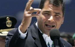 Rafael Correa is widely expected to win a second term in office