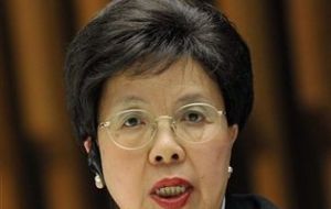 Margaret Chan, Director General of the World Health Organization