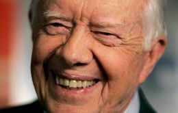 Former US president and Nobel Peace Prize Jimmy Carter