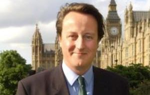 Britain’s opposition leader David Cameron