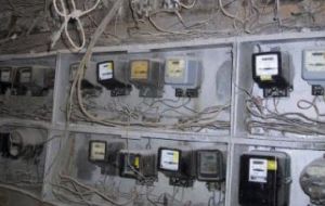 An electricity meter “installation” in Old Havana