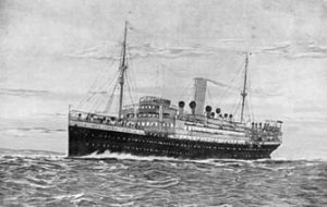 German steamer Seydlitz built in 1903, she could carry 1900 passengers.