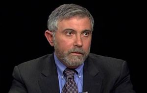 Paul Krugman says UK economy is the best in Europe at the moment