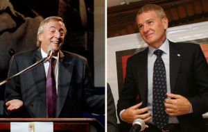 The Argentine mid term election has boiled down to two names Nestor Kirchner and De Narvaez, competing in the province of Buenos Aires