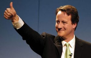 David Cameron and the Tories lead comfortably.