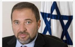 Israel's controversial Foreign Affairs minister Avigdor Lieberman