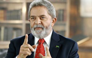 In his daily column the Brazilian president said the country is rapidly recovering from the global crisis.