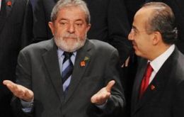 Lula da Silva and Calderon admitted existence of “some mistrust” among the two largest Latinamerican economies.
