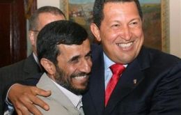 Venezuelan president Hugo Chávez, a close ally of Teheran, was the target of three of the four candidates