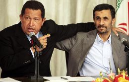 Iranian president Mahmud Ahmadinejad has promoted technology transfers to Venezuela (Photo Efe)