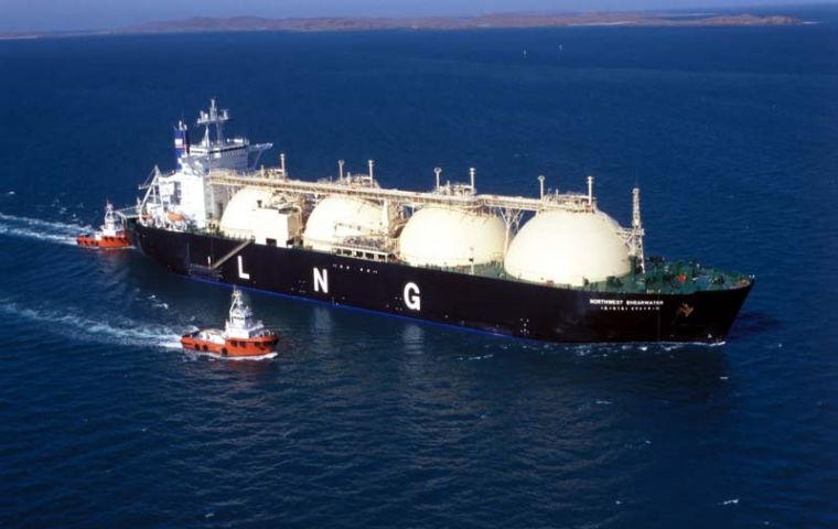 The contract makes Australia the main LNG supplier of the region