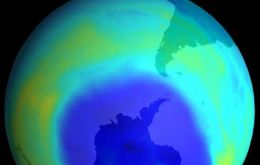 The ozone layer hole this year began earlier