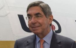 Costa Rica president Oscar Arias mediator of the conflict