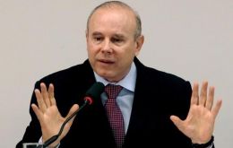 Finance minister Guido Mantega made the announcement of the 10 billion USD contribution to IMF