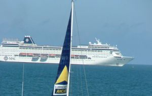 MSC Musica will inaugurate the cruise season in Punta del Este