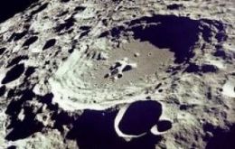 The discovery was done at the permanently shadowed crater Cabeus on the moon's South Pole