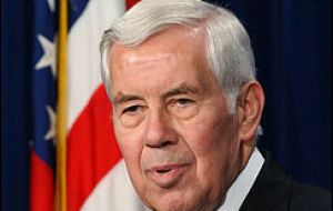Republican Senator and member of the powerful Foreign Relations committee, Richard Lugar
