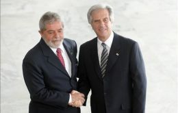 Lula da Silva and Tabaré Vazquez