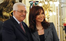 President Abbas and President Cristina Kirchner