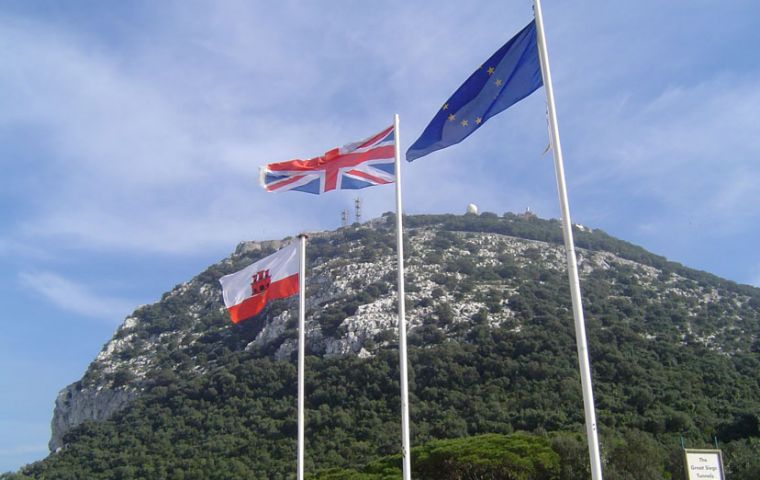 Gib is a dependent, non-self governing territory for whose external relations Britain is responsible