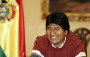 The first indigenous president of Bolivia can feel safe at the ballot box but not in the air