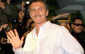 Macri, president of the world famous Boca Juniors