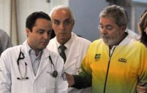 President Lula underwent a series of tests at the heart clinic (AFP)