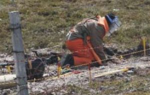BACTEC has been chosen to clear 4 areas of the Falkland Islands of unexploded mines.
