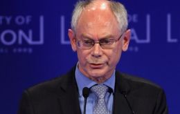 Greek surprise for the EU first full-time President Herman Van Rompuy