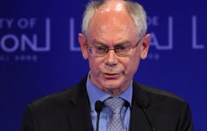 Greek surprise for the EU first full-time President Herman Van Rompuy