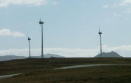 Three new turbines have been installed next to the first three from 2007