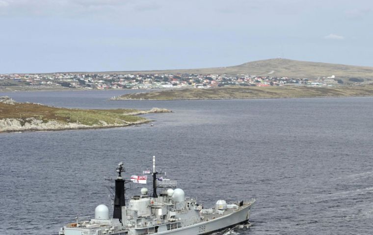 HMS York, calling Stanley