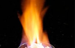 Approximately one cubic meter of “combustible ice” equals 164 cubic meters of regular natural gas