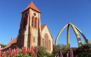 Lights at Whalebone Arch in Stanley are to be switched off for one hour