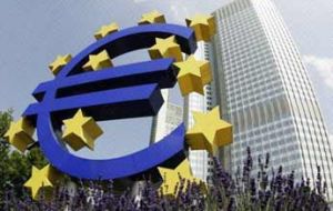 Recovery from recession in the Euro zone remains fragile 