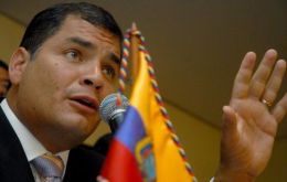President Rafael Correa wants a new start for the next three years