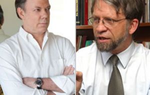 Santos and Mockus, the two hopefuls with most chance 