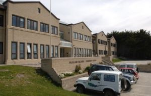 Falklands School complex in Stanley 