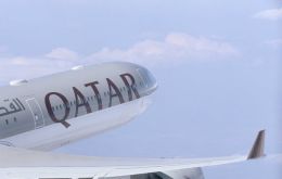 Qatar Airways next month begins flying to Sao Paulo and Buenos Aires 