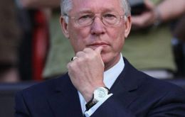 Sir Alex Ferguson, manager of the Manchester United 