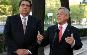 Presidents García and Piñera are both attending the Madrid summit 