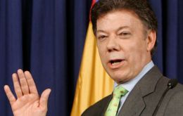Former Defence minister Juan Manuel Santos has promised to continue Uribe’s policies  
