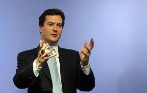 Britain's Treasury chief George Osborne: “banks must make a fair and substantial contribution” 