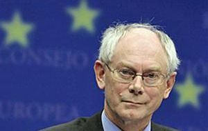 European Council president Herman Van Rompuy concerned about public finances 