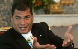 President Correa said the “perverse” accusation was because of Ecuador’s “close ties with Iran”