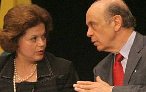 Dilma Rousseff and Jose Serra Who will succeed Lula da Silva, the most popular Brazilian president in recent times?