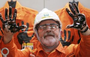 President Lula da Silva celebrates 