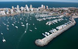 Punta del Este, the world renowned sea resort that attracts hundreds of thousands during the austral summer 