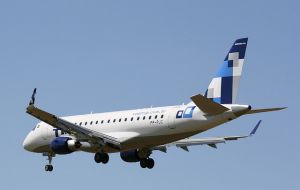 The first Embraer E175 will be delivered September 2011 