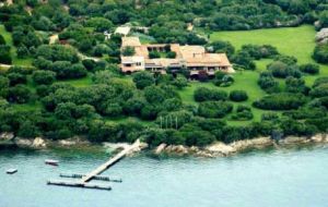 Villa Certosa, Silvio Berlusconi's holiday home on the Costa Smeralda in Sardinia